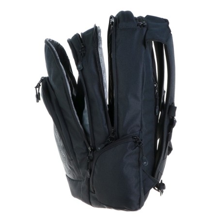 Youth backpack, 48 x 36 x 19 cm, Grizzly 903, ergonomic back, black RQ-903-2-12