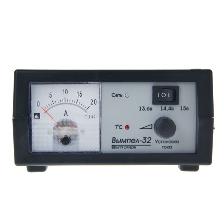 Vimpel-32 charging device, 0.8-20 A, 12 V, for gel acid and AGM batteries-9