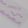 Sticker Plastic Rhocker "Choker from Stars" Lilac 11.6x18 cm