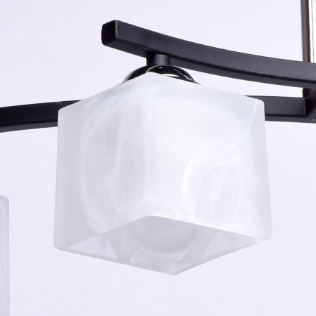 Tetro ceiling chandelier, 4x60W E27, black 58x36x25 cm-2