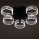 Chandelier 1697/5 LED 100W 3000-6000K Black 60x60x12 cm Bayerlux