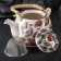 Keramic teapot with a metallic sieve "Vera", 900 ml