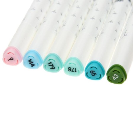 A set of art markers 6 colors Sketch & Art "Spring landscape"-2