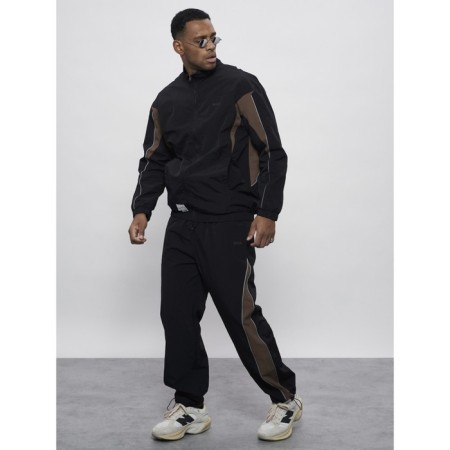 Sports suit men's, size 50, black color-27