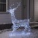 LED figure "Deer" 100 × 140 × 50 cm, metal, 31 V, glow of white