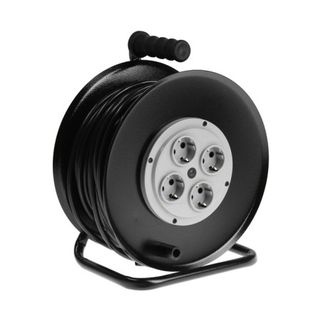 An extension cord 50 m, 16 A, 250 V, IP20, PVS 3x2.5, frame metal