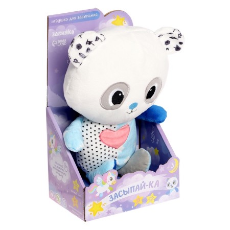 Musical toy for falling asleep "fall asleep: panda", sound and light effects-6