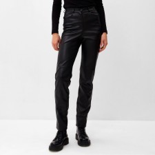 Women's pants (eco -leather) minku: eco leather Black color, size 52