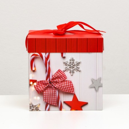 Self -assembly box "New Year Lollows" 15 x 15 x 15 cm-1