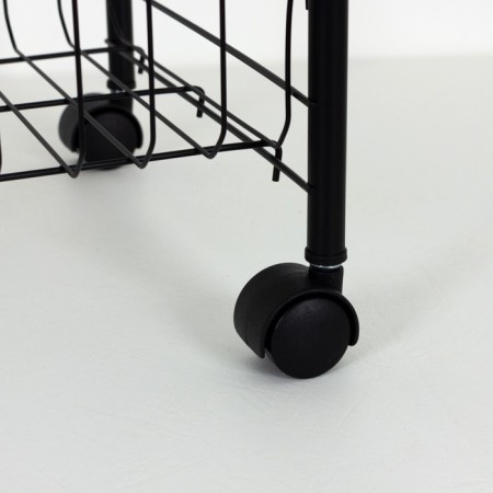 Joy Home carts, 3-tier, black-3