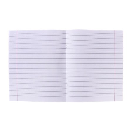 Notebook 48 sheets, in a ruler, a plastic cover, with an alphabet, an offset block, yellow-4