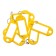 A set of key keycels, 100 pieces, 53 mm, yellow color