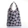 Household bag on the button, folding, black/white color