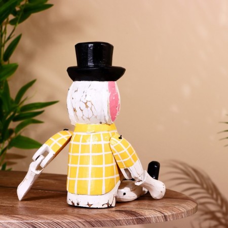 Souvenir "Rabbit magician" hanging paws, tree 38 cm-3