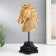 Souvenir Polystone Bust "The Head of the Ringing Horse" Gold 10.5x14x27 cm