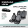 Auto-Cherkhly for Toyota Corolla Fielder (E140), 2006-2008, eco-leather black