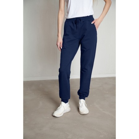 Male pants, size 56, dark blue color-3