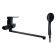 ACCOONA A71126F bath mixer, single -leaf, pour 350 mm, shower set, black