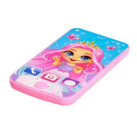 Musical phone "Princess", sound, pink color, mix-1