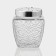 Glass jar for bulk products "pattern", 200 ml
