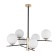 ARTE LAMP ARKAB A2225LM-6BK, E14, 6x40 W, 75x75x56 cm, Black