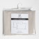 A set of pillowcases Ethel beige, 50x70 cm - 2 pcs, 100% cotton, Poplin