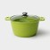 Trendy Style pan, 6 l, glass cover, anti -stick coating, green color