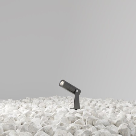 Landscape lamp Outdoor O050FL-L2GF3K, 2W, 8x12.2 cm, Led, 80lm, 3000k, graphite color