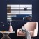 Interior stickers "lines", mirror, wall decor, set 20 pcs, 30 x 3 cm