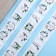 Stickers in the roll "frame", 500 pcs, 2.5 x 2.5 cm