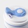 A folding glass with a lid “with you”, 350 ml, 8.5 × 14 cm, blue color