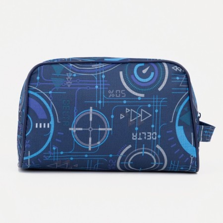 Lightning cosmetic bag, blue color-1