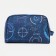 Lightning cosmetic bag, blue color
