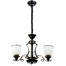 Aruna chandelier 3x40W E27 Black 62x62x46 cm Bayerlux