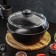 Castle cast -iron magma, 3 l, glass cover