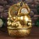 The desktop fountain from the network, backlight "Chinese coin" gold 26x18x17 cm