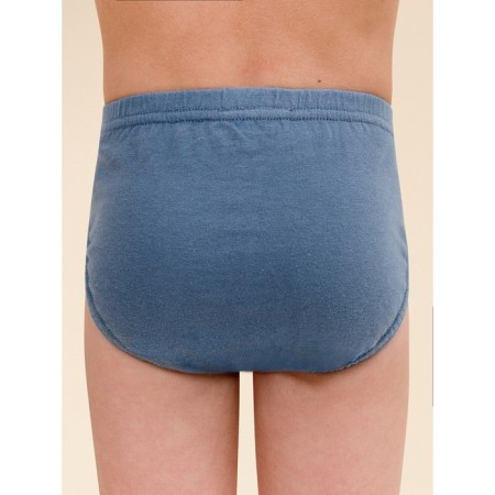Panties for boys, height 122 cm, jeans, blue, 3 pcs-7
