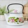 Spherical kettle, 3 l, induction, neckline, white color