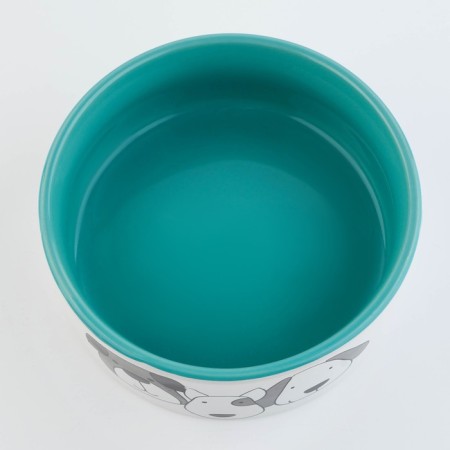 Ceramic bowl “Faithful friends”, 300 ml, for dogs-3