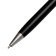 Gift handle, ball "Colombo" in the leatherette case, rotary, black body with silver