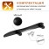 The knife pen "Knife" Cappio RSC002, m/o 76 mm, black color