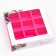 Box for 9 sweets with a shell "since March 8!", Tulips, 13.7 x 13.7 x 3.5