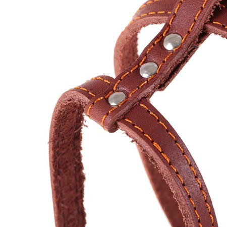 Leather slide "Walking", 1.5 cm, Osh35-50 cm, og 60-68 cm, black-1