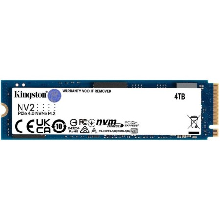 SSD Kingston PCIE 4.0 x4 4TB SNV2S/4000G NV2 M.2 2280