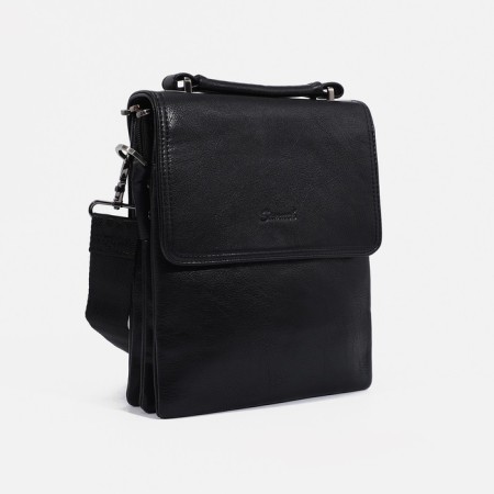 Male bag, black color