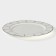 Porcelain dining Porcelain "Aurora", d = 27 cm, white color