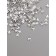 Decor for creativity Metal "Stars" silver set 300 pcs 0.6x0.6 cm