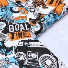 Paper packaging glossy football 
