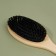 Comb with bristles, 22 × 7 cm, beige color/black