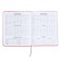Universal diary for grades 1-11 Excellence, solid cover of artificial leather, silkography, lies, 48 ​​sheets, pink
